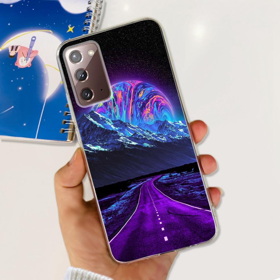 For Samsung Note 20 5G Case SM-N981B Popular Flower Slim Soft Silicone Phone Cover For Samsung Galaxy Note20 Ultra 5G Funda Capa