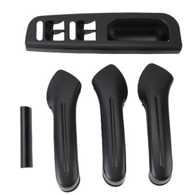 Ensemble de 5 pièces de poignées de porte intérieures et d'encadrements d'interrupteurs de fenêtre 1J0867172A Remplacement pour MK4 19982004 RHD