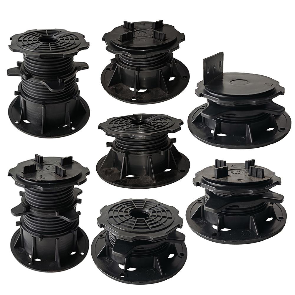 4 Stück/Set Höhenverstellbarer Terrassenlagerfuß Beseitigt Neigungsunterschiede Terrassendielen Plattenlager Terrassenlager