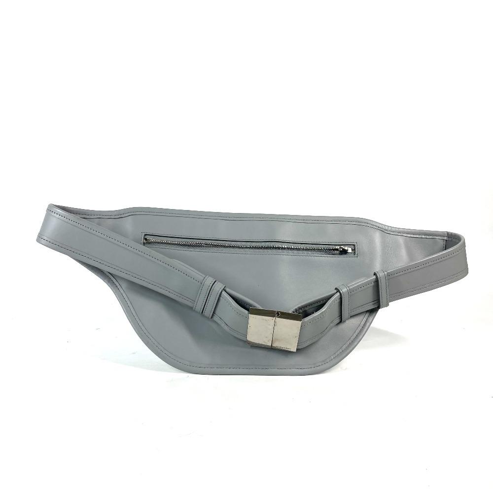 BURBERRY logo Bags Belt Bags Cross body bag Leather gray