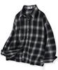 HUKE The City Two-Pocket Check Shirt (Black)
