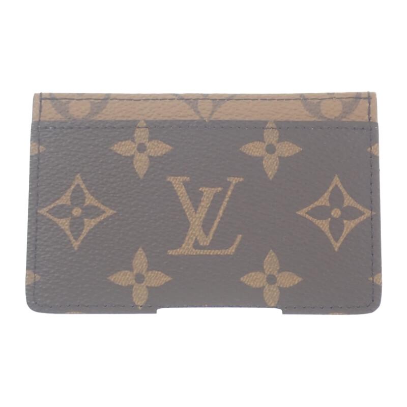 

LOUIS VUITTON M69161 Monogram Card Case Brown mens