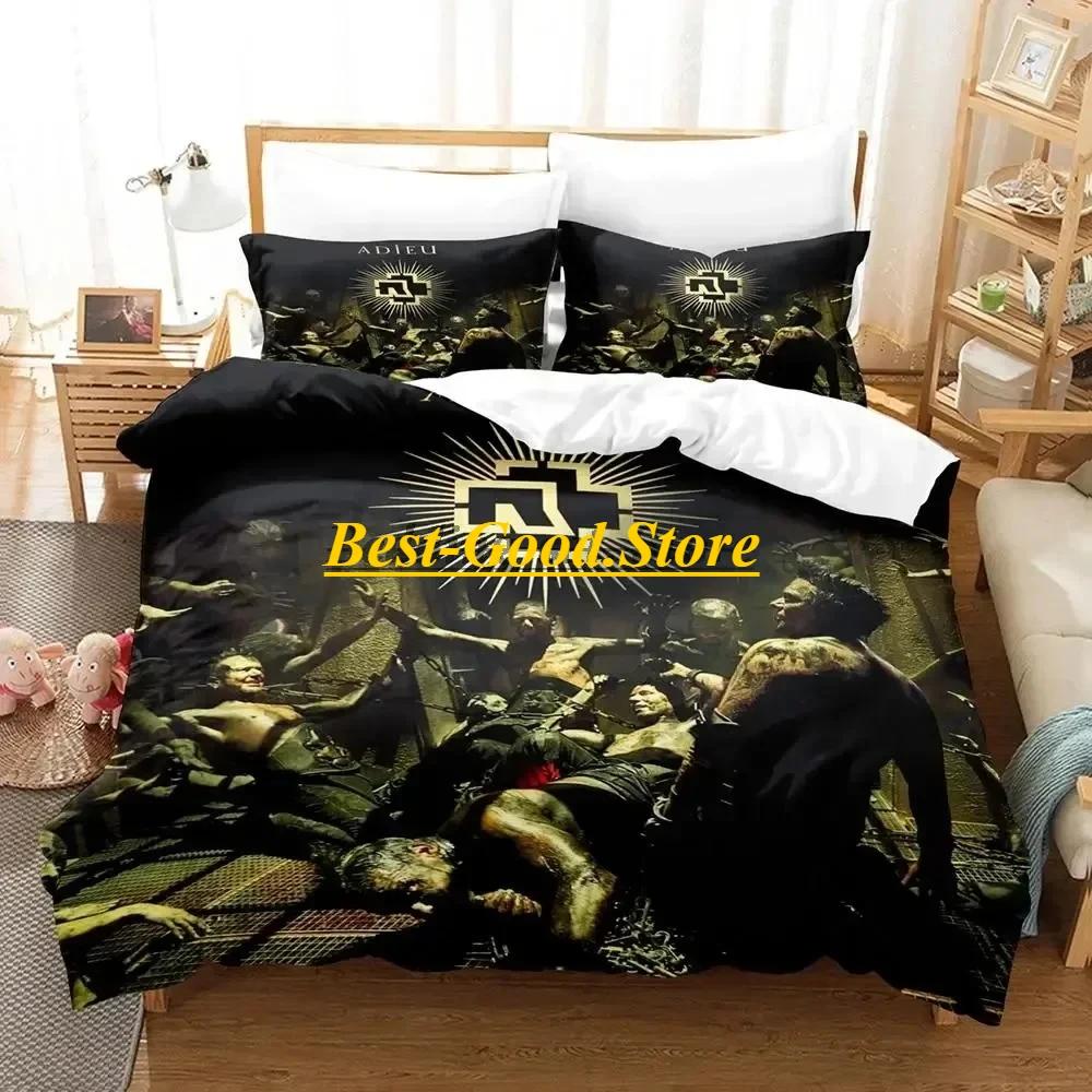 Logo Indochine Rock Bedding Set Duvet Cover Sheet Printed Bed Set Pillowcase Bed Full Queen King Size Comforter Bedroom