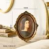 Elegant Retro Photo Frame Imitation Wood Embossed Picture Frame Home Ornaments