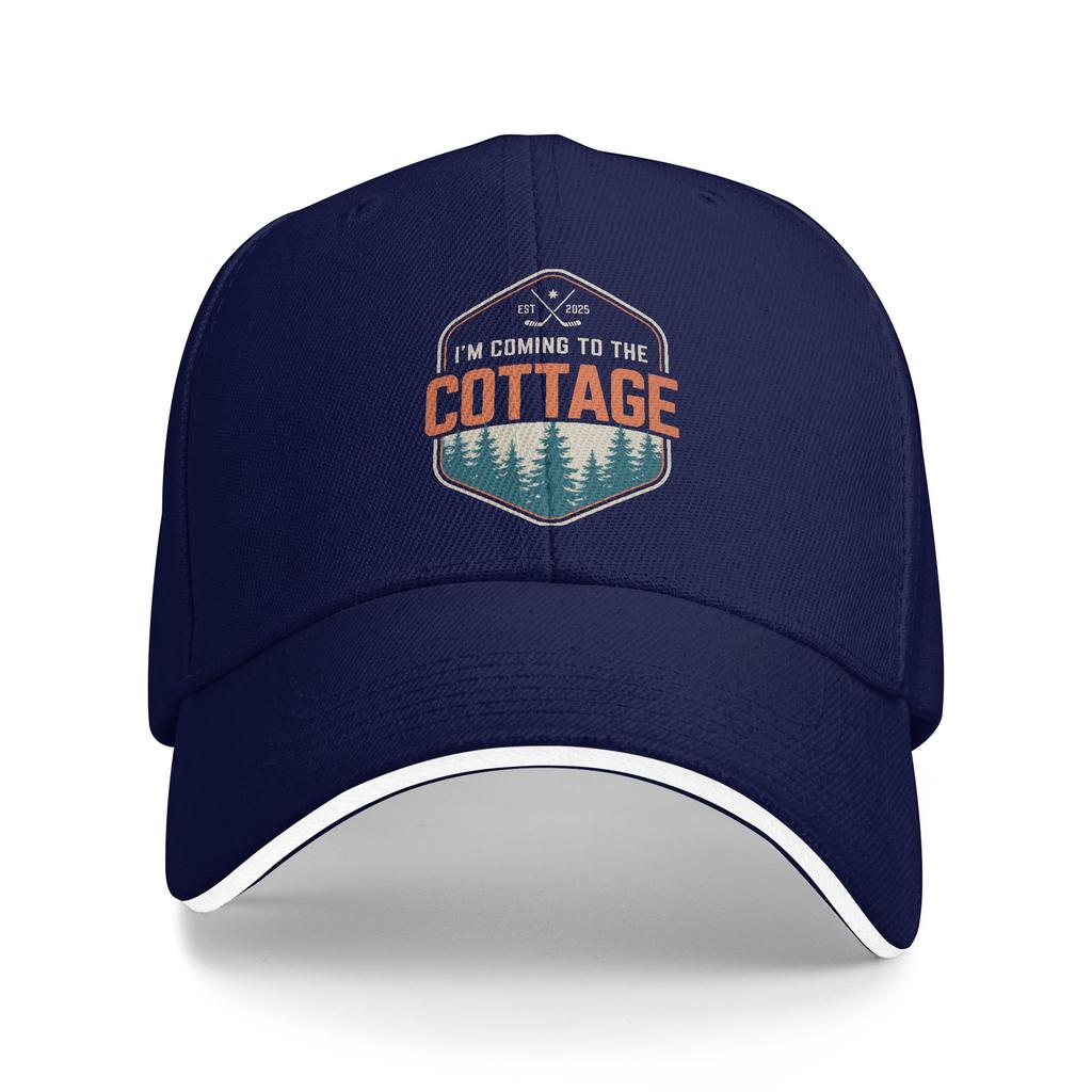 I'm Coming To The Cottage Baseball Cap  Vintage Trucker Hat Spring Unisex Men Outdoor Sports Baseball Caps
