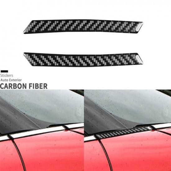 Боковая накладка на переднее лобовое стекло из настоящего карбона для Mini Cooper Countryman F60 17+