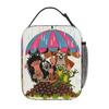 The Little Mole Rain Insulated Lunch Bag High Capacity Together Meal Container Thermal Bag Tote Lunch Box School Picnic Food Bag