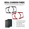 Real Soft Carbon Fiber For Ford Focus SE RS ST Focus MK3 Ecoboost 2015 2016 2017 2018 LHD RHD Car Headlight Button Accessories