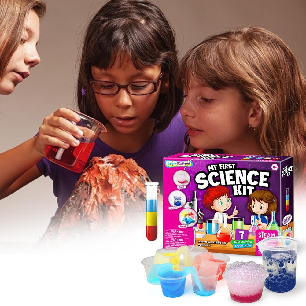 Spannende Wetenschapsmagie Set Voor Kinderen Met Slijm Kristallen En Zeep Maak Experimenten
