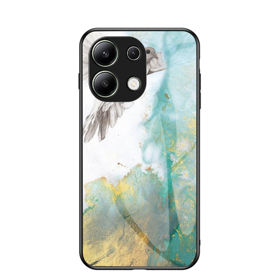 Marbling Tempered Glass Phone Case For Vivo V30 V40 SE V25 V27 V23 Y75 Y55 Y28 5G Realme C65 C51 C61 GT 6 6T OPPO A40 A98 A78 A79 A74 A80 5G A60 Cover