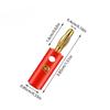 10pcs 4mm Gold Plated Lantern Type Banana Plugs Audio Connectors Screw Fixed Stackable Jack Solderless Speaker Wire Plugs