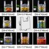 Thickened Transparent Smiley Face Plastic Takeout Bag - Convenient Commercial Packaging Handbag