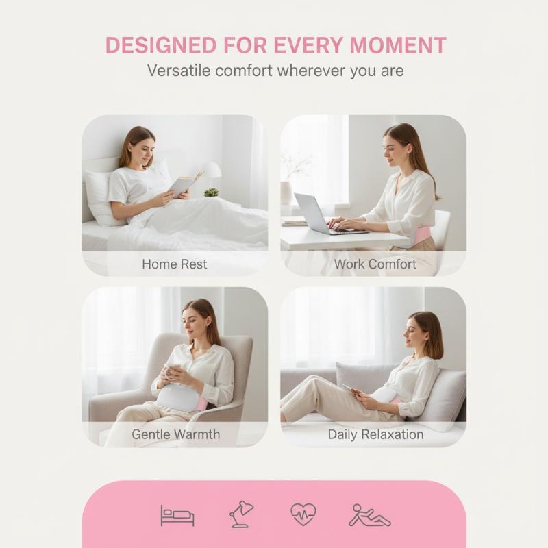 Adjustable Relief Cramps Keep Warm Usb Electric Heating Heating Waistband Warm Belt Menstrual Heat Pad Belt