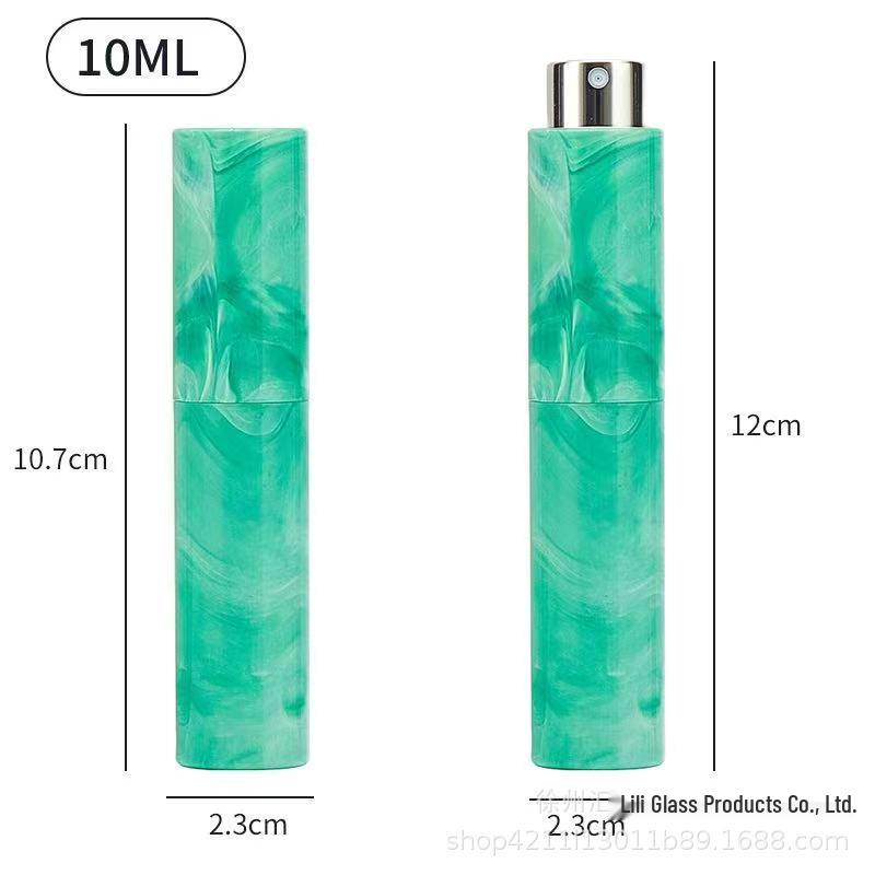 10ml Marble Pattern Screw-top Perfume Sample Spray Bottle