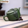 270ml Chinese Yixing Purple Clay Teapots Famous Handmade Tea Pot Raw Ore Green Sand Beauty Kettle Zisha Kung Fu Tea Set Teaware