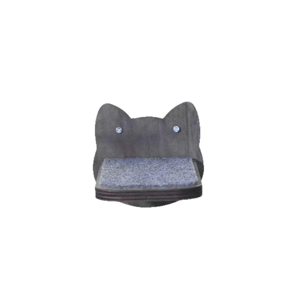 In-Stock Wall-Mounted Cat Tree with Hammock, Jumping Platform, Ladder, & Scratching Board
