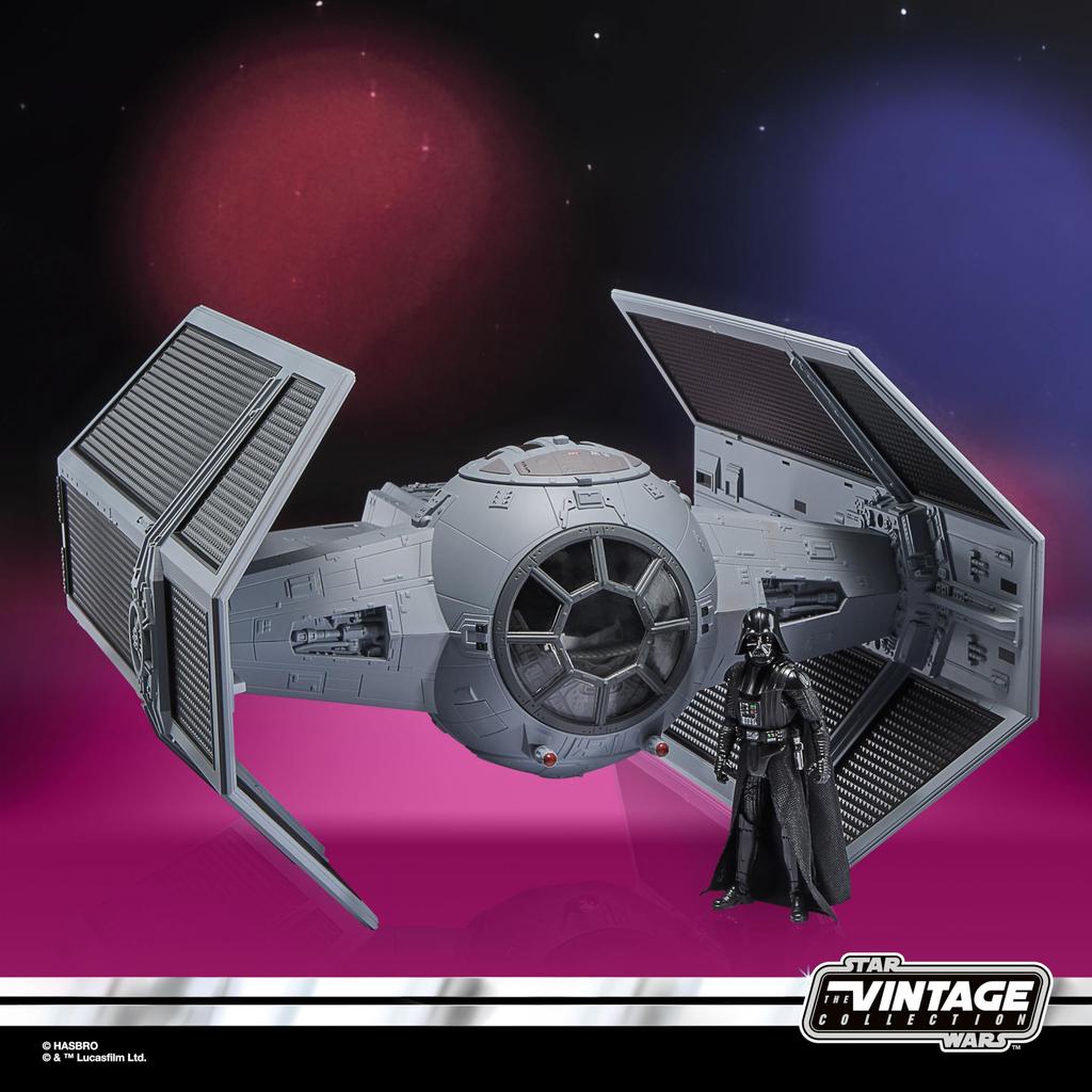 Hasbro Star Wars Vintage Collection Darth Vader TIE Star A New Hope cm Premium Collection Vehicle Action Figure G1280 Advanced, Wars (Episode IV) 9.5