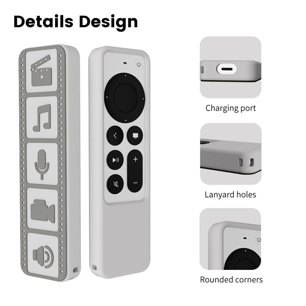 Remote Control Case with Lanyard Remote Control Housing for Tv 4k 2026 Tv Remote Control Cover