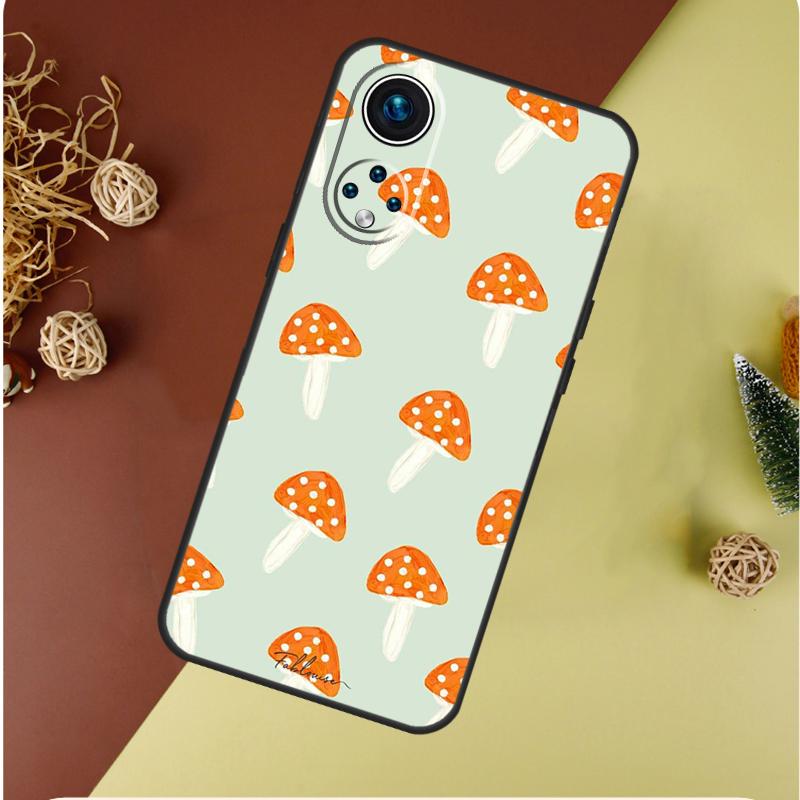 

Mushroom Case For Honor 200 Lite Magic 7 5 6 Pro Honor 50 70 90 Lite X9b X9a X8b X8a X8 X9 X9c Cover Honor X8b