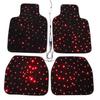 Fiber Optic Twinkle Stars Car Mats WaterProof Star Light Car LED Rugs With APP Remote Control Light Effect