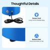 350W Round Wax Injector Machine, 5.51LB Capacity with Digital Temp Control & 2 Nozzles, for Jewelry Casting, Dental Models