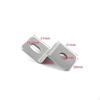 Stainless Steel Z Shape Corner Bracket, Trapeziform Fixing Connector, Furniture Support 2*3*3cm