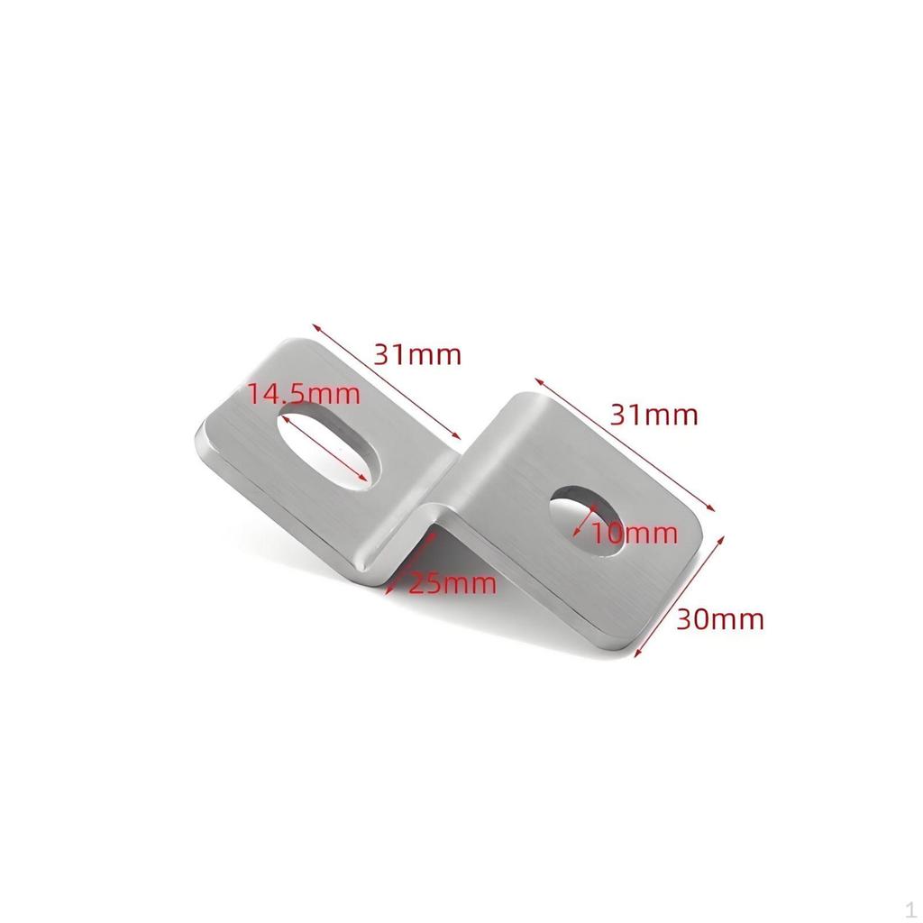 Stainless Steel Z Shape Corner Bracket, Trapeziform Fixing Connector, Furniture Support 2*3*3cm