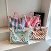 Large Capacity Tote Women Handbags Designer Beach Bag Luxury Canvas Shoulder Bag Fashion Shopper Purses Travel Bag Sac A Main