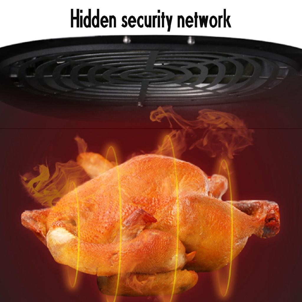 1500W 220V Air Fryer Electric Deep Fryer H-speed Hot Air Circulation 5.5L Multi-function Cooker Oven Low Fat Health Pan