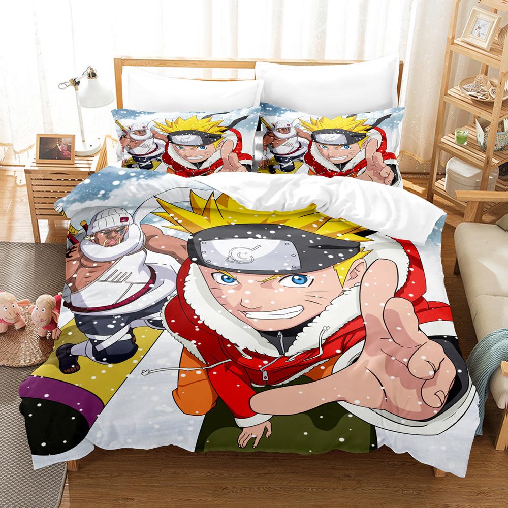 Three-Piece 3D Digital Printing Quilt Cover, Pillowcase, Bedding, Bedding