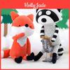 Adorabile Peluche Volpe Morbidissimo Con Cristalli Imbottitura in Cotone PP Ultra-morbido 23cm