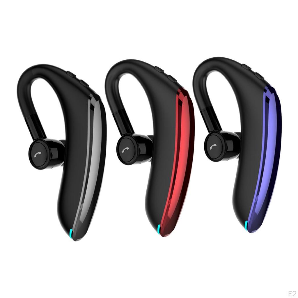 5.0 Earpiece 180 Rotatable Ear Hook for Office Call Reporter Fits Left Right Ears Battery