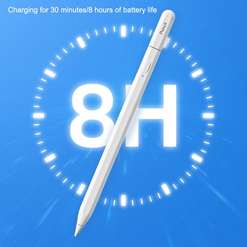 Stylus Pen For Apple Pencil With Led Power Palm Rejection Touch Pencil For Ipad Air 11 10 9 2022 2021 2020 Ipad Capacitive Pen