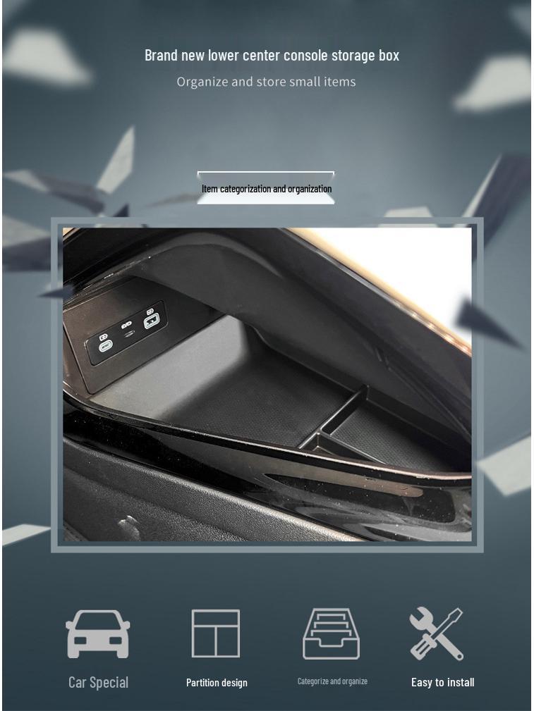 Center Console Box for 23-25 Song PLUS - Car Storage & Interior Accessories