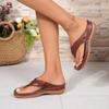 Women's Shoes Summer New Sandals Large Size Hollow Versatile Thick-soled Toe Cool Slippers Women