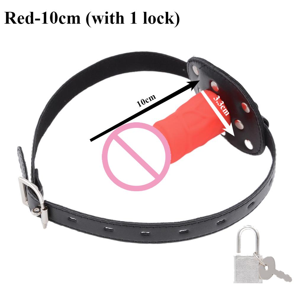 Bdsm Mouth Plug Dildo Gag Sex Toys Open Mouth BDSM Bondage Silicone Penis Adults Woman Couples SM Slaves Games Juguetes Sexuales