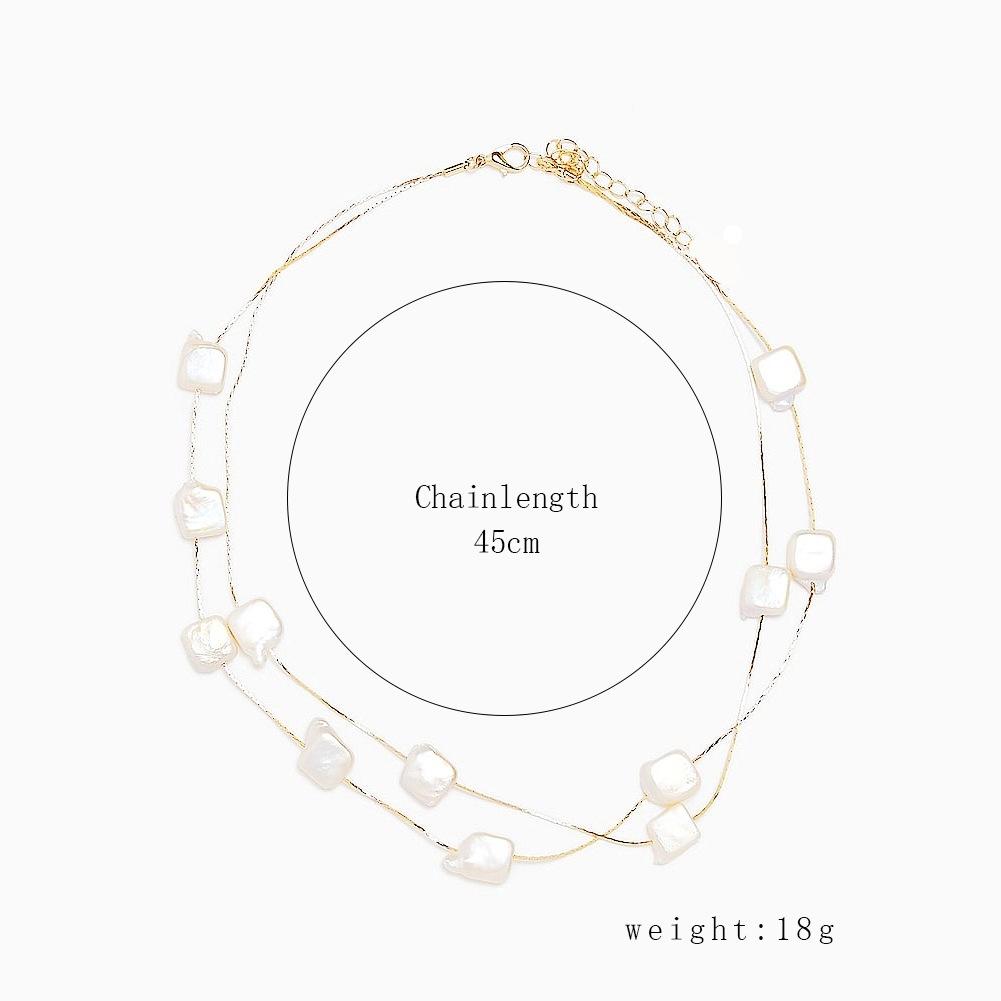 Necklace for Women Accessories Choker Collarbone Chain Cross Copper Necklace Jewelry Necklace Women Beautiful Elegant Necklace for Her