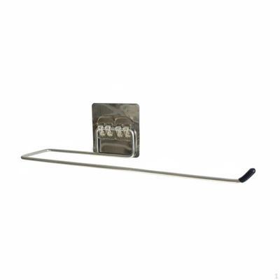 Paper Towel Holder Easy Installation Under Cabinet Space Saving Kitchen Rag Hanger for Renters,