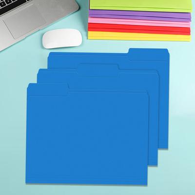 50Pcs Manila File Folders Standard Letter Size File Folders Business Document Organizers Home Office Organization School Supplies