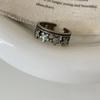 Sterling Silver Niche Design Open Ring: Korean Style, Stackable, Colorfast, Light Luxury