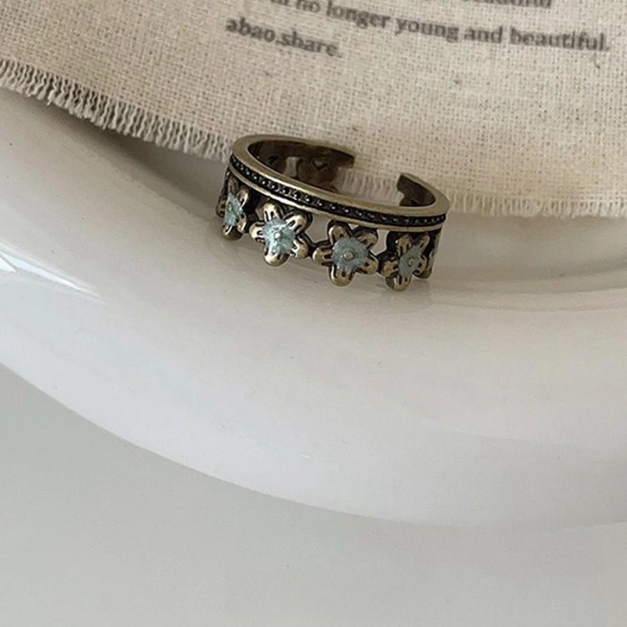 Sterling Silver Niche Design Open Ring: Korean Style, Stackable, Colorfast, Light Luxury