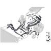 Replacement Radiator Hose Easy Installation Engine Coolant Water Inlet Pipe Hose 17128616914 Automotive Accessories