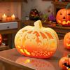 Hollow Out Pumpkins Ghostly Silicone Molds DIY Halloween Craft Storage Box Decoration Resins Ornamentation for Adults