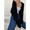 French Temperament Knitted Cardigan Women's Shawl Small Vest Suspender with Loose Blouse Foreign Style Jacket Top