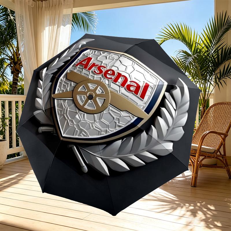 football team.C Print Automatic Open Close Umbrella, Portable Foldable Umbrella, for Outdoor Commute Camping Trip, Ideal Birthday Gift