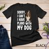 Sorry I Cant I Have Plans With My Basset Hound Dog Unisex T-shirt