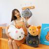Cute Soft Cat Plush Doll Cotton Doll Plush Toy Sleeping Pillow Cloth Doll