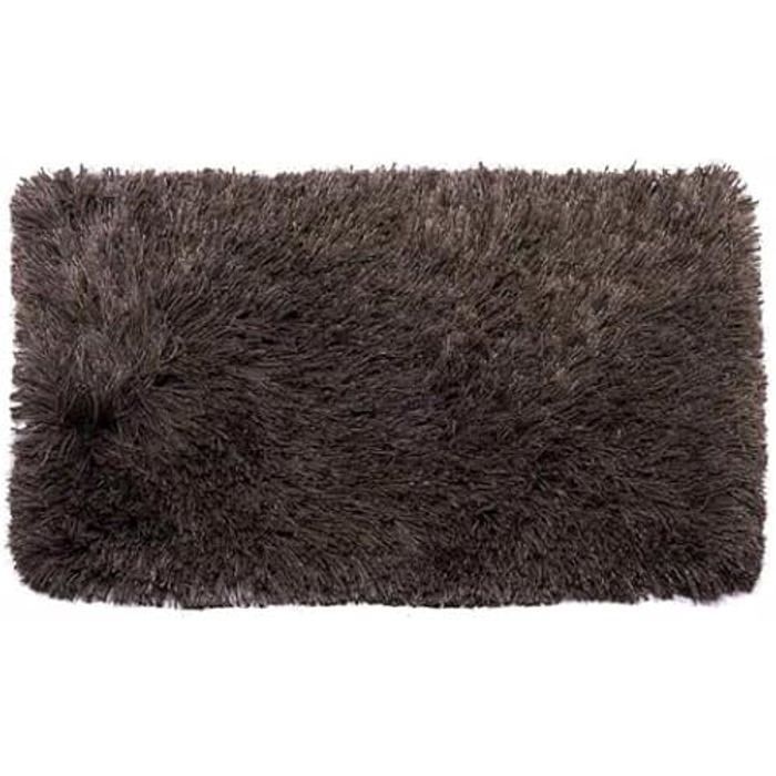 Tapis - GIFT DECOR - Gris - 50 X 80 Cm - Coton - Rectangulaire - Intérieur