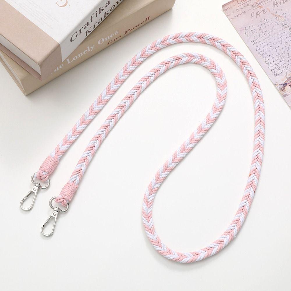 Handwoven Braided Strap For Shoulder Crossbody Bag Replacement Bag Accessories Belt Anti Loss Phone Strap Hanging Rope