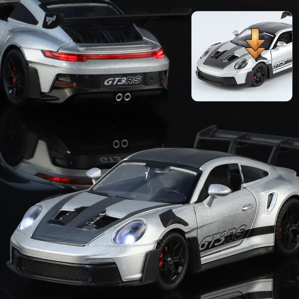 1:32 Gt3 Rs Sports Car Alloy Metal Diecast Model Car High Simulation Vehicle Home Trendy Ornaments